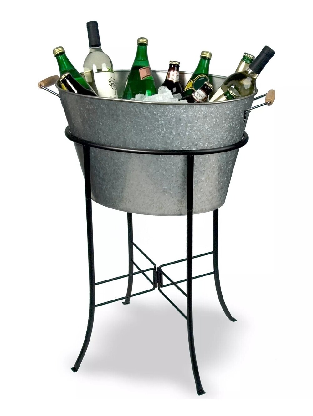 115$ Artland Masonware Galvanized Tin Party Tub with Stand